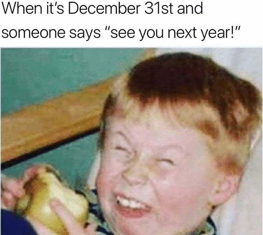 Blog - meme 31 december